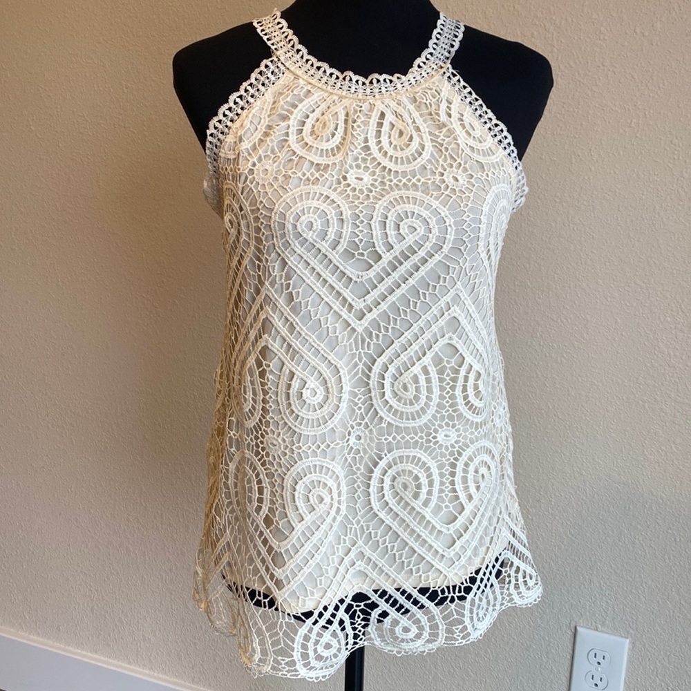 NWT Adiva Lace Top